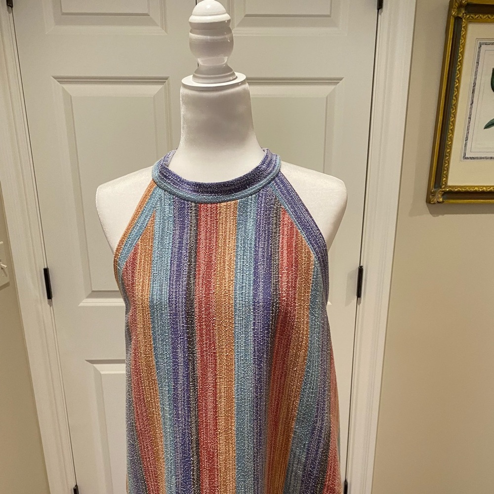 Anthropology W5 Striped Halter Tank Top
